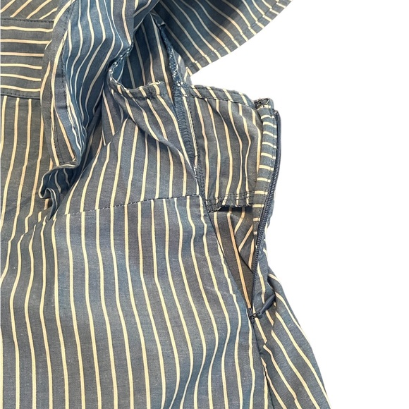 NWT UO • La Petite Blue Striped Babydoll Dress - S - Picture 8 of 12